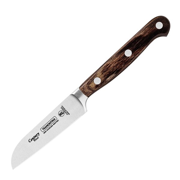 Polywood grønnsakskniv 7,5 cm brun