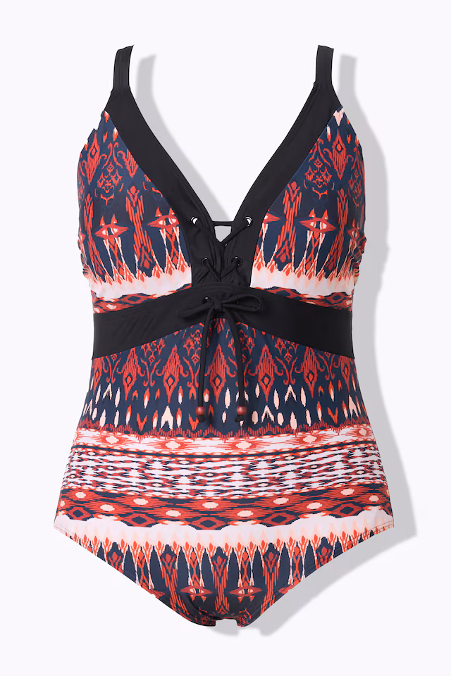 Alpine Pattern One Piece Swimsuit