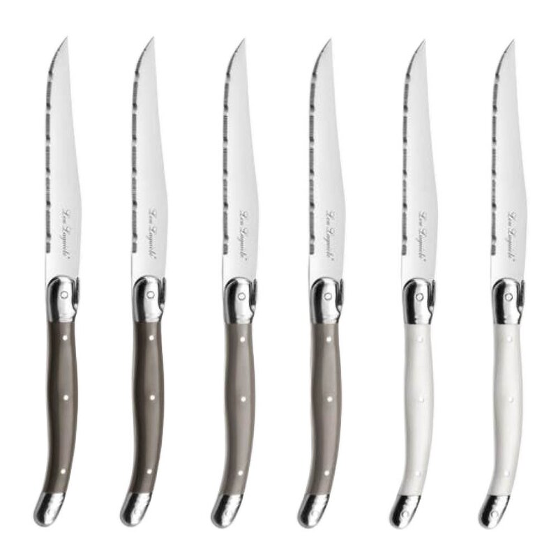 Tradition biffkniver i treblokk 6 stk multi