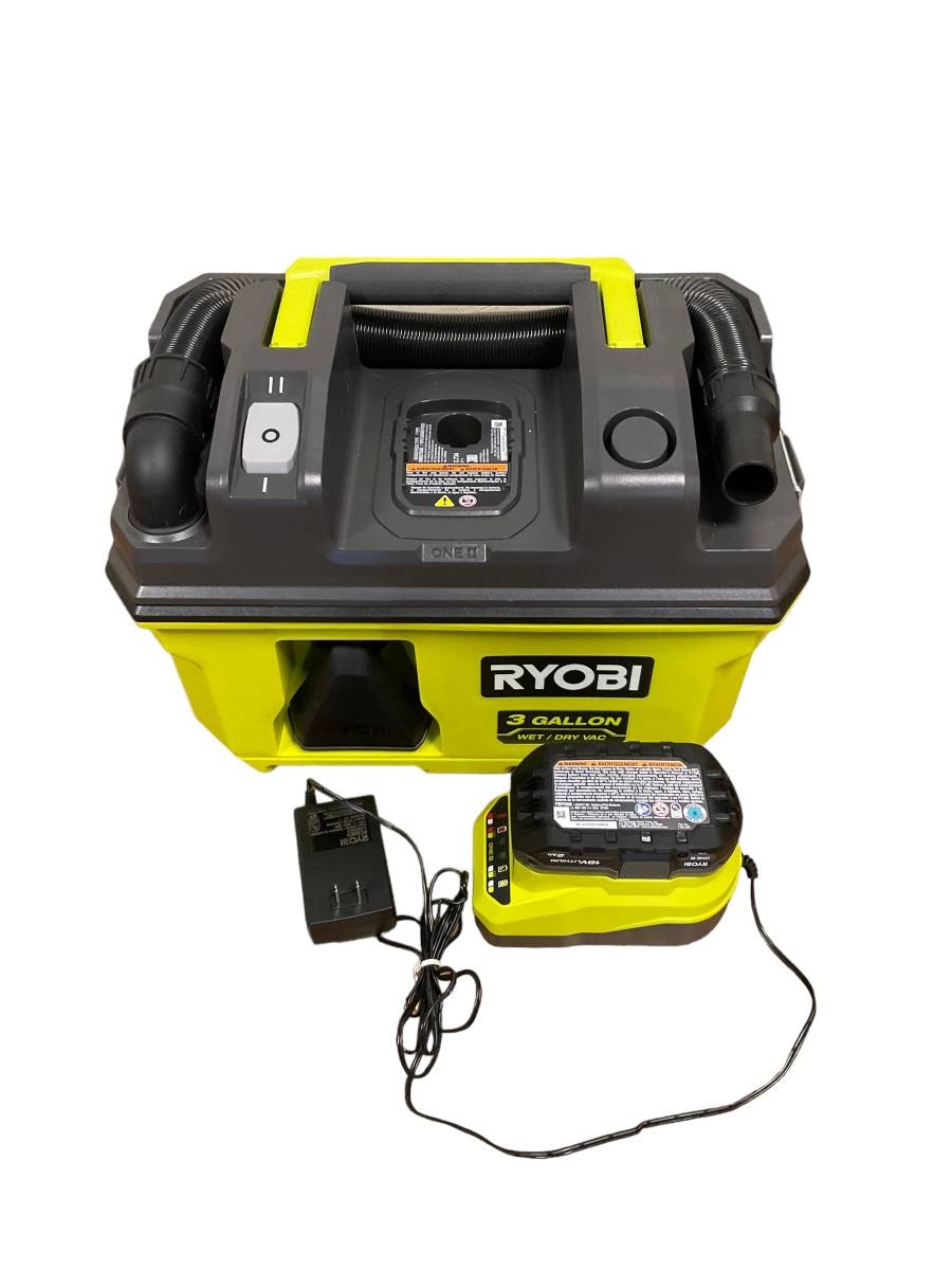 Ryobi PCL734B One+ 18V Link Cordless 3 gal. Wet/Dry Vacuum (Tool Only)
