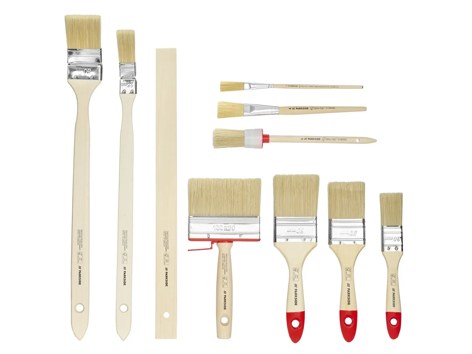 PARKSIDE Set de 10 pinceaux