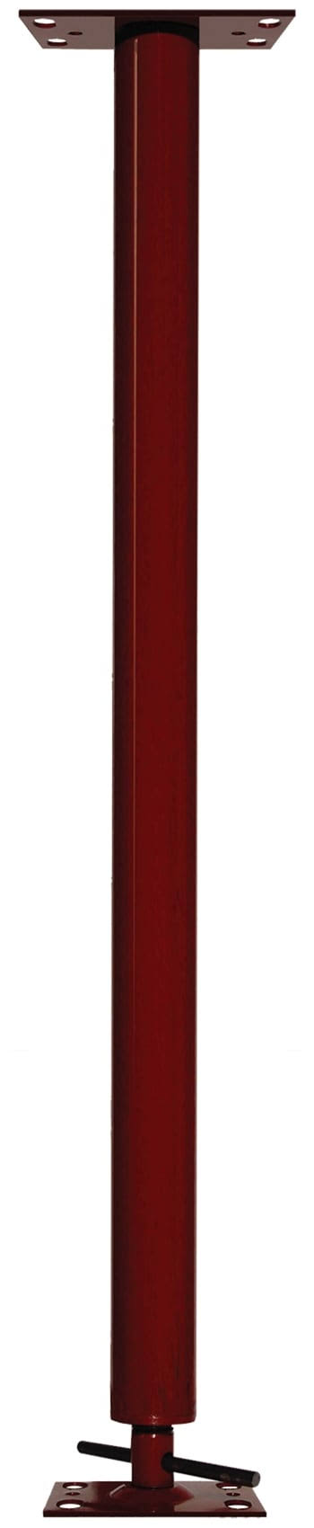 Akron Adjustable Steel Jack Post 75-79 Inches, 13300 lbs Capacity, Red, Swivel Plate, ICC/IRC/IBC Compliant | P M201