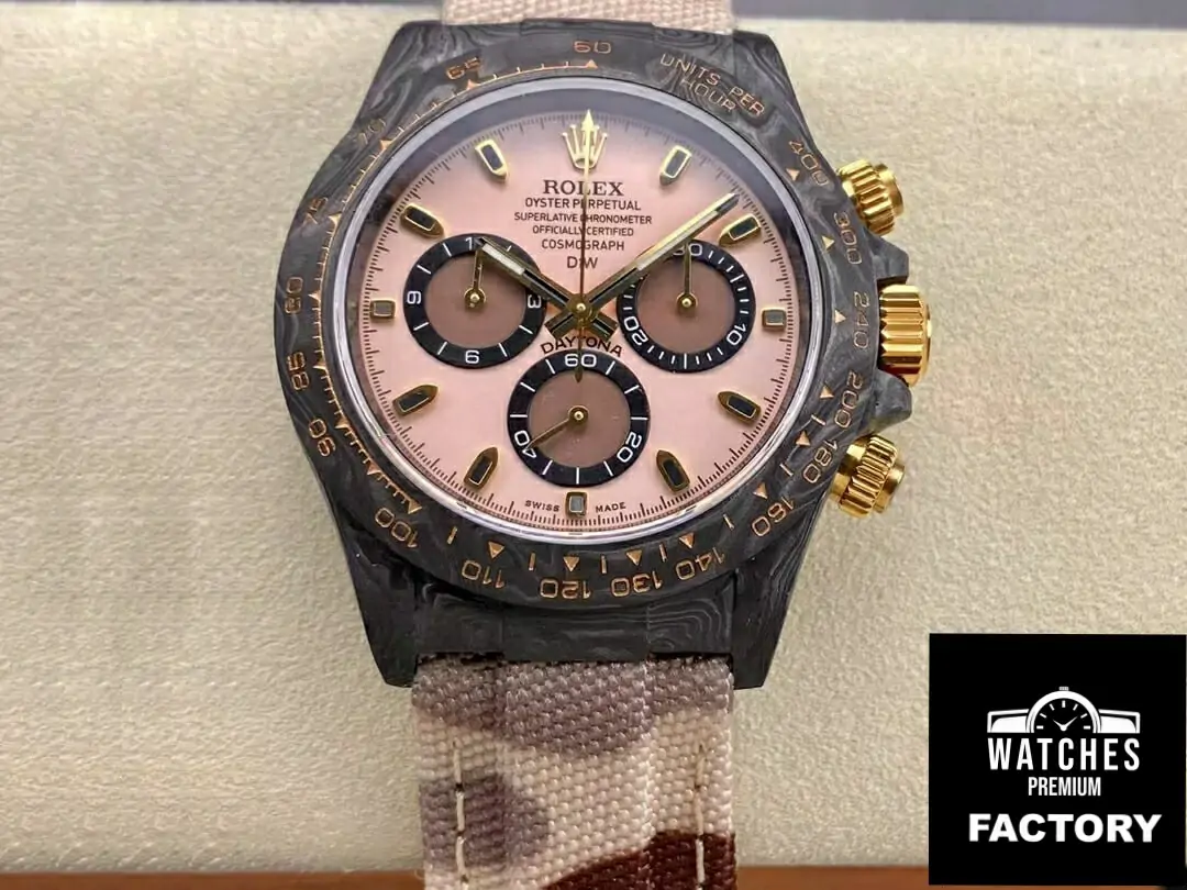 Rolex Daytona Cosmograph Diw Custom Version Noob Factory Fabric Strap