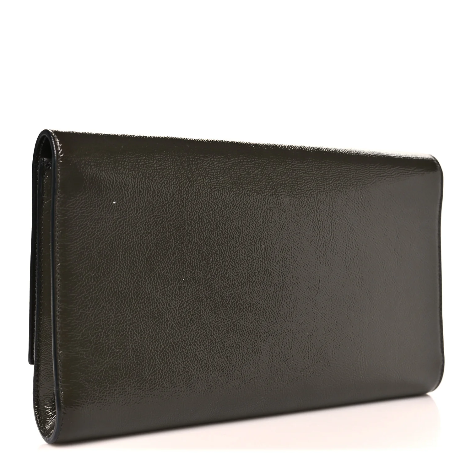 Textured Patent Monogram Large Belle De Jour Green