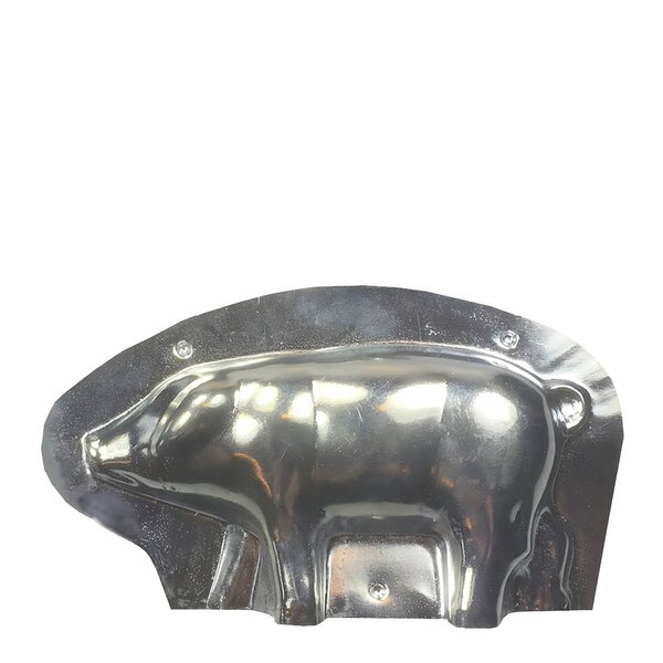 Gris form i metall marsipan 13/11 cm
