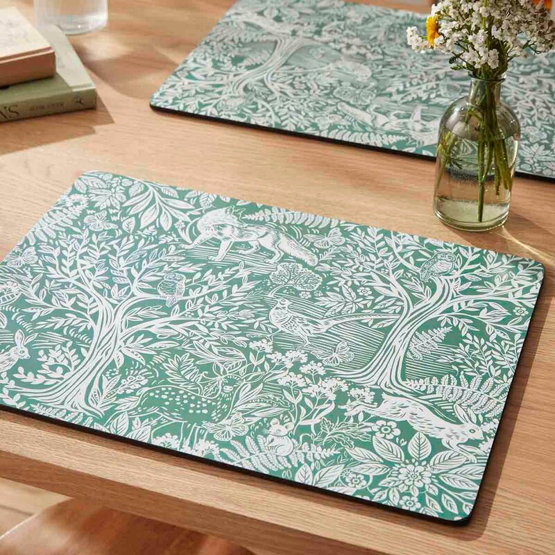 Tapestry bordbrikker 40x30 cm 4 stk sage