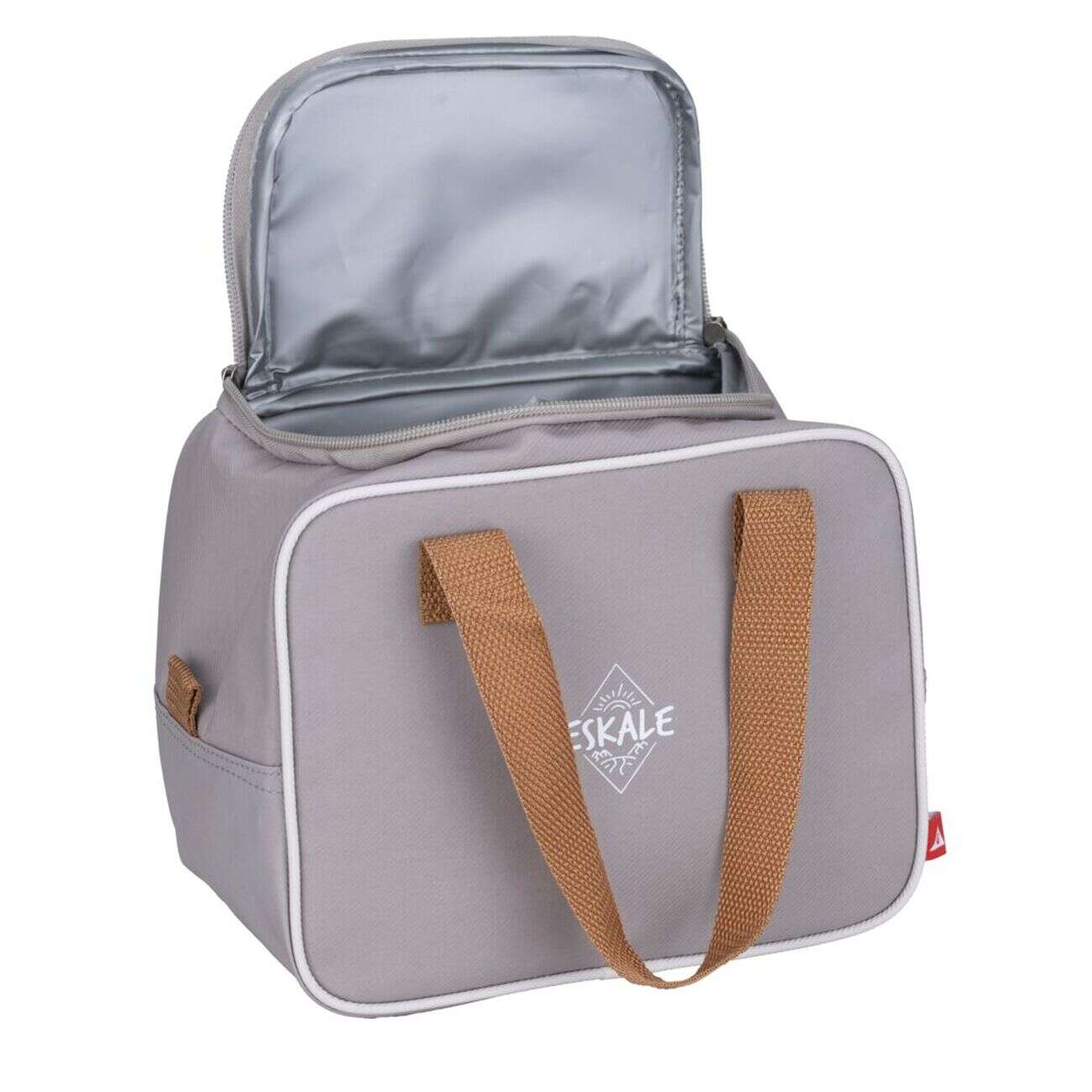 Sac isotherme fraîcheur 6L gris-beige 21x12xH15cm