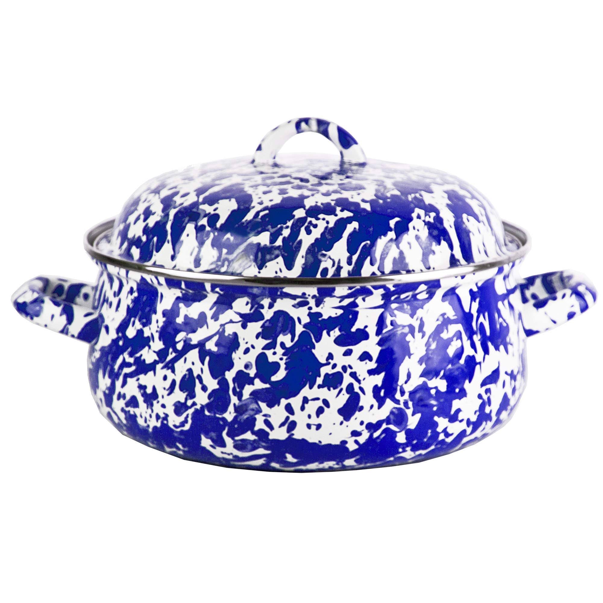 Golden Rabbit 4-Qt. Swirl Dutch Oven - Cobalt
