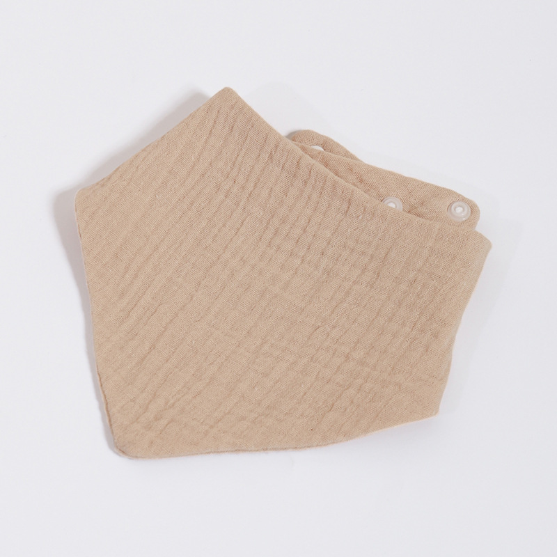 Soft Muslin Gauze Baby Bandana Bib Triangle Drool Bib High Absorbent Infant Saliva Towel Eco Friendly Antibacterial