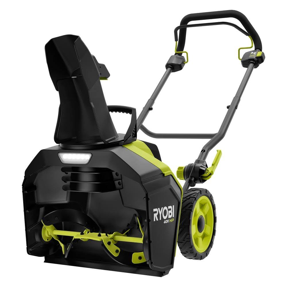 Ryobi 40V HP Brushless 18 in. Single-Stage Cordless Electric Snow Blower (Tool-Only)