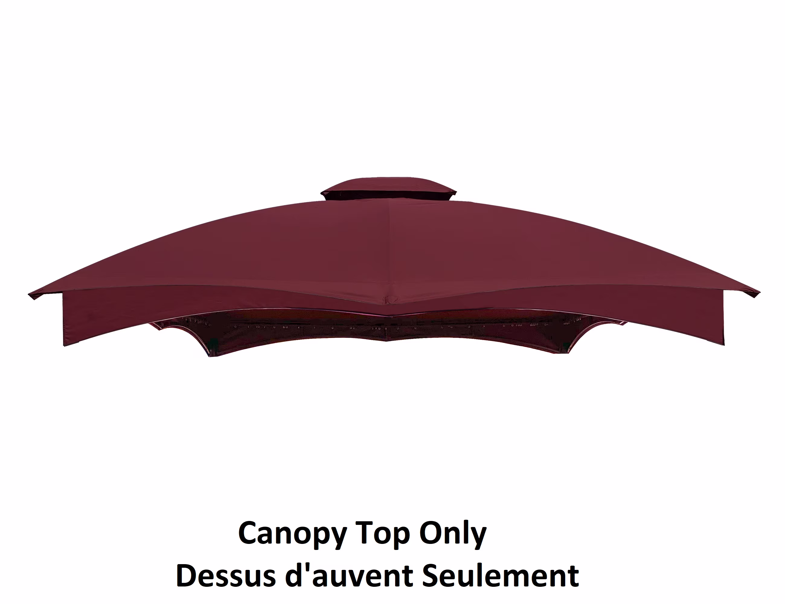 APEX GARDEN Replacement Canopy Top for Lowe's Allen Roth 10' x 12' Gazebo #TPGAZ17-002