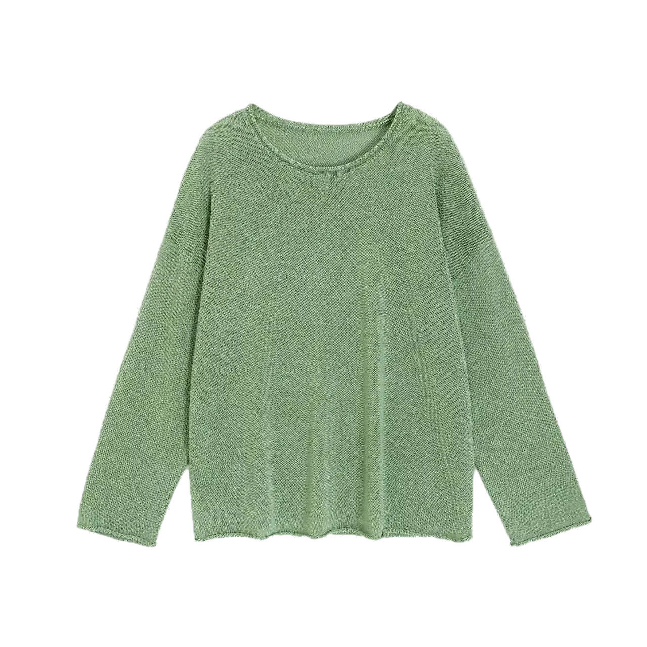 LONGÉ Women's Regenerated Cellulose Blend Knit Long-Sleeve Top