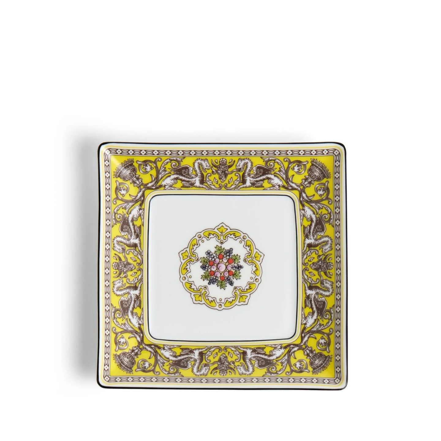 Florentine Citron Square Tray
