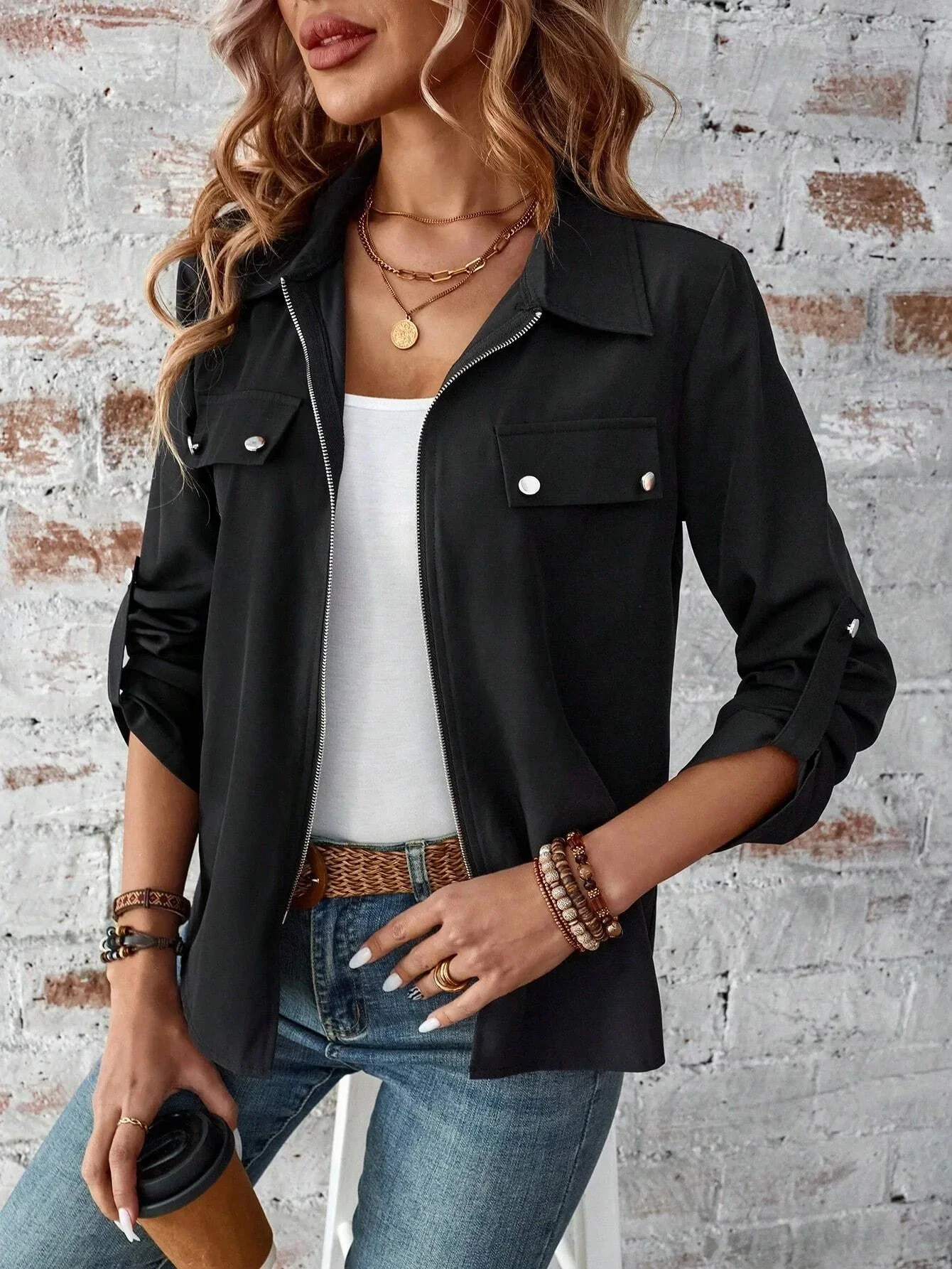 La Veste Zippée Utilitaire Classique