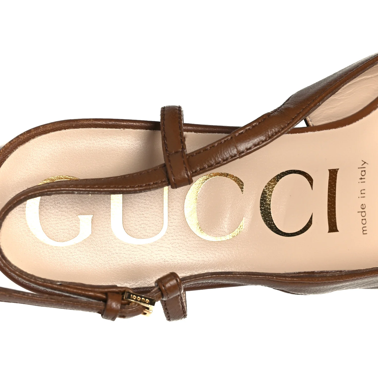 Nappa Horsebit Platform 35/120mm Slingback Pumps 37 Cuir