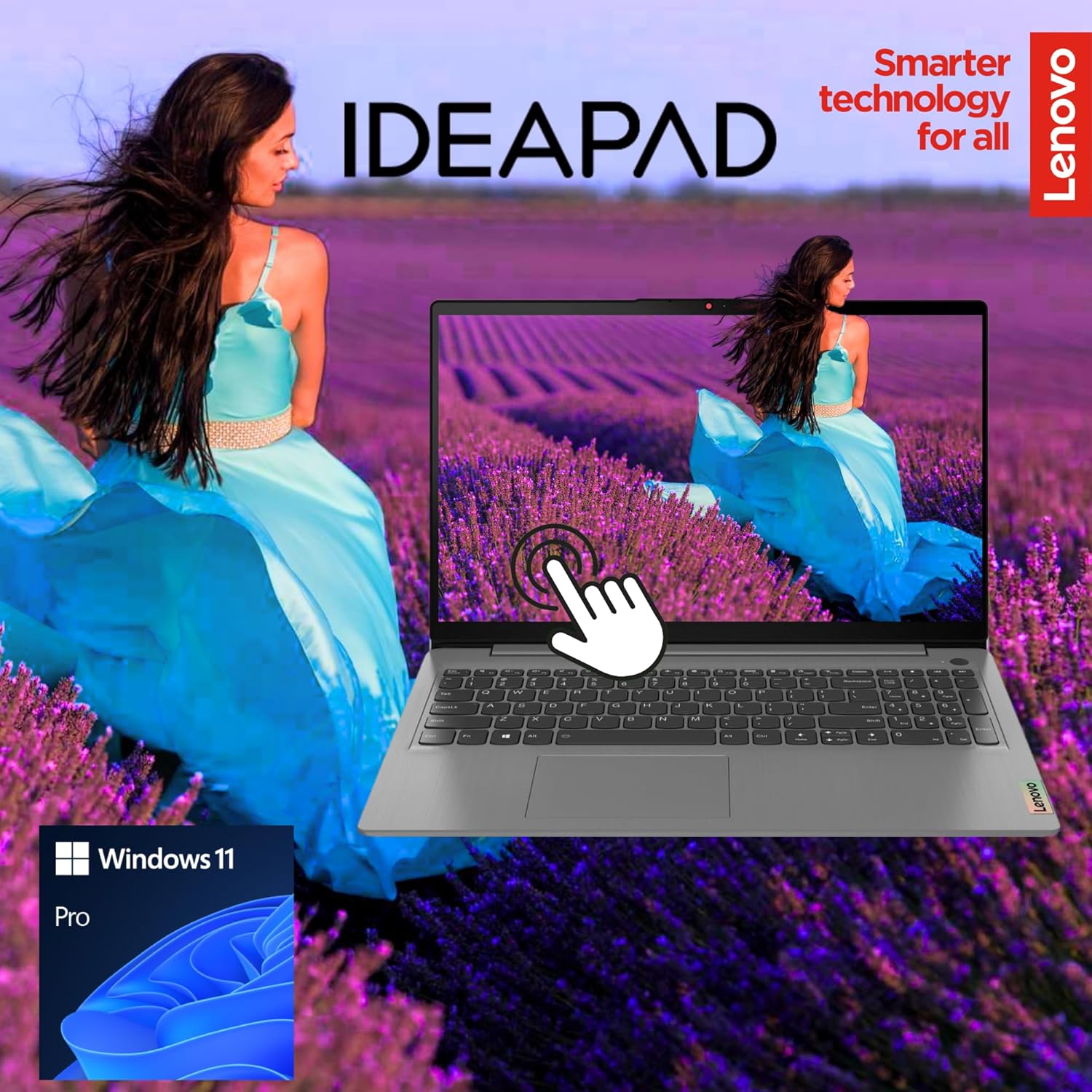 Lenovo Essential Touchscreen Laptop | Ideapad 3i | 24GB RAM | 15.6