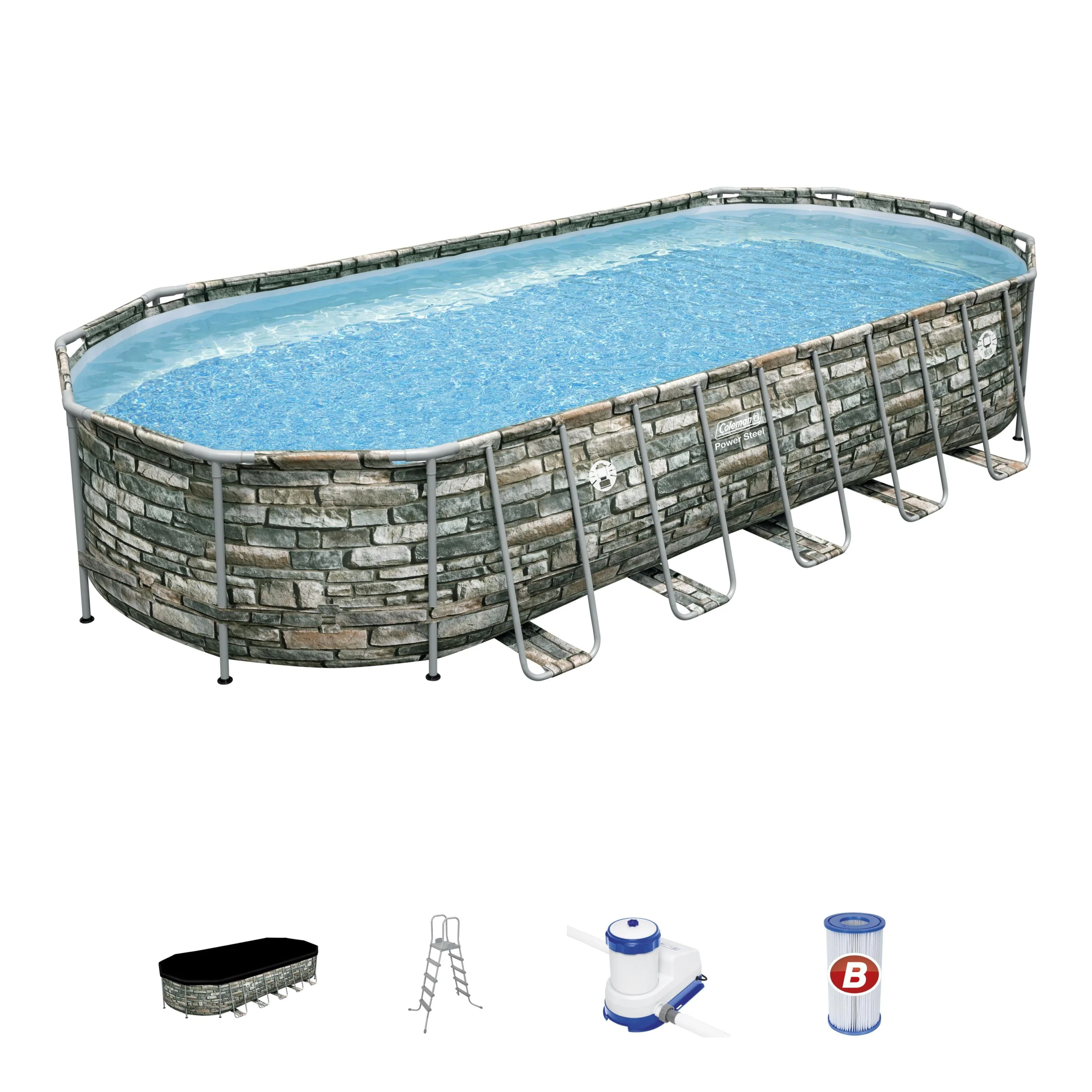 Coleman Power Steel 26' x 12' x 52