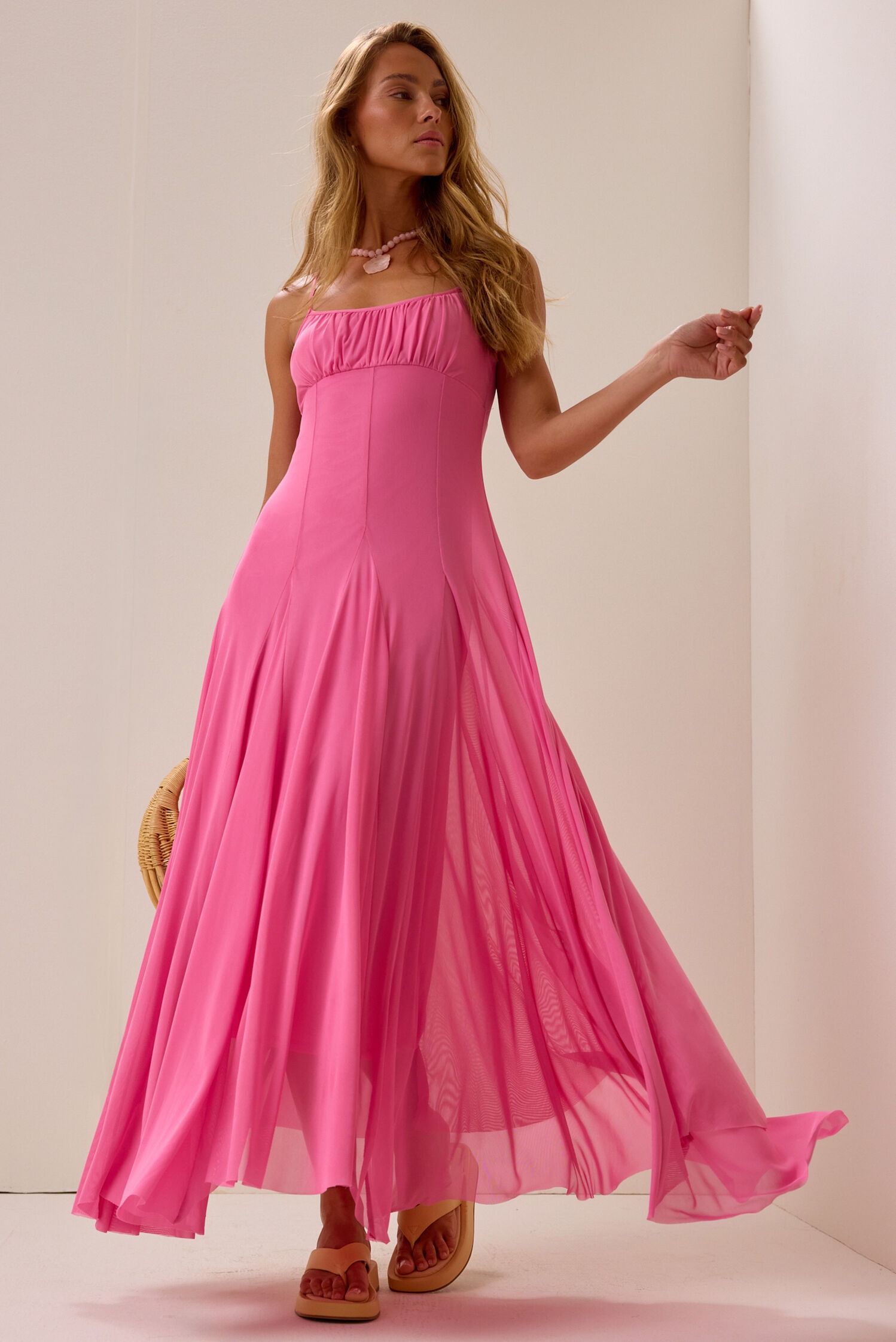 Bianka Drop Waist Maxi Dress