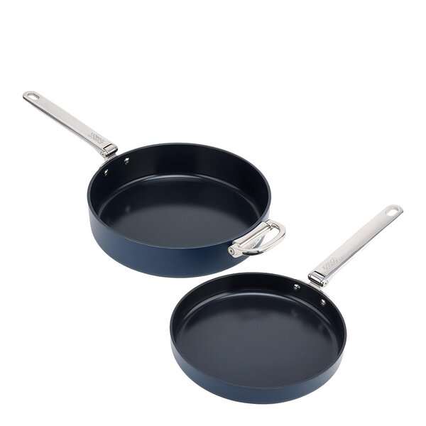 Space stekepannesett 2 deler 24+28 cm midnight blue
