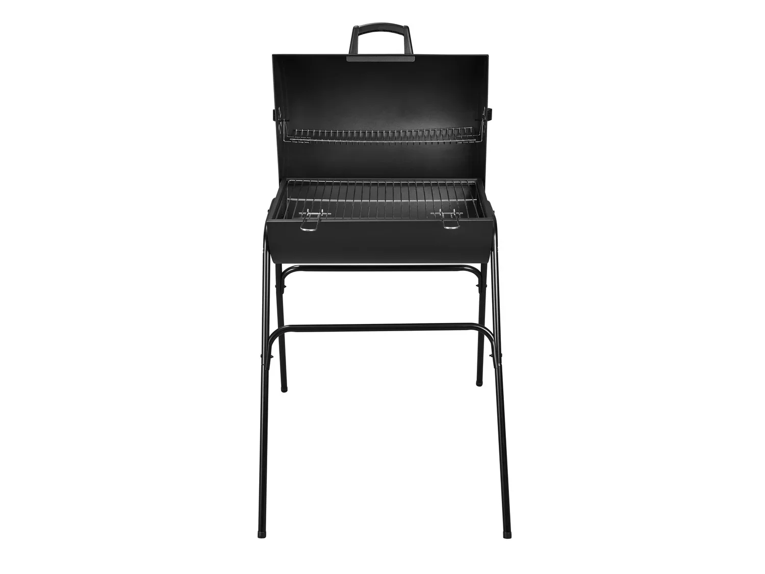 GRILLMEISTER Barbecue baril  charbon de bois, 51 x 34 cm