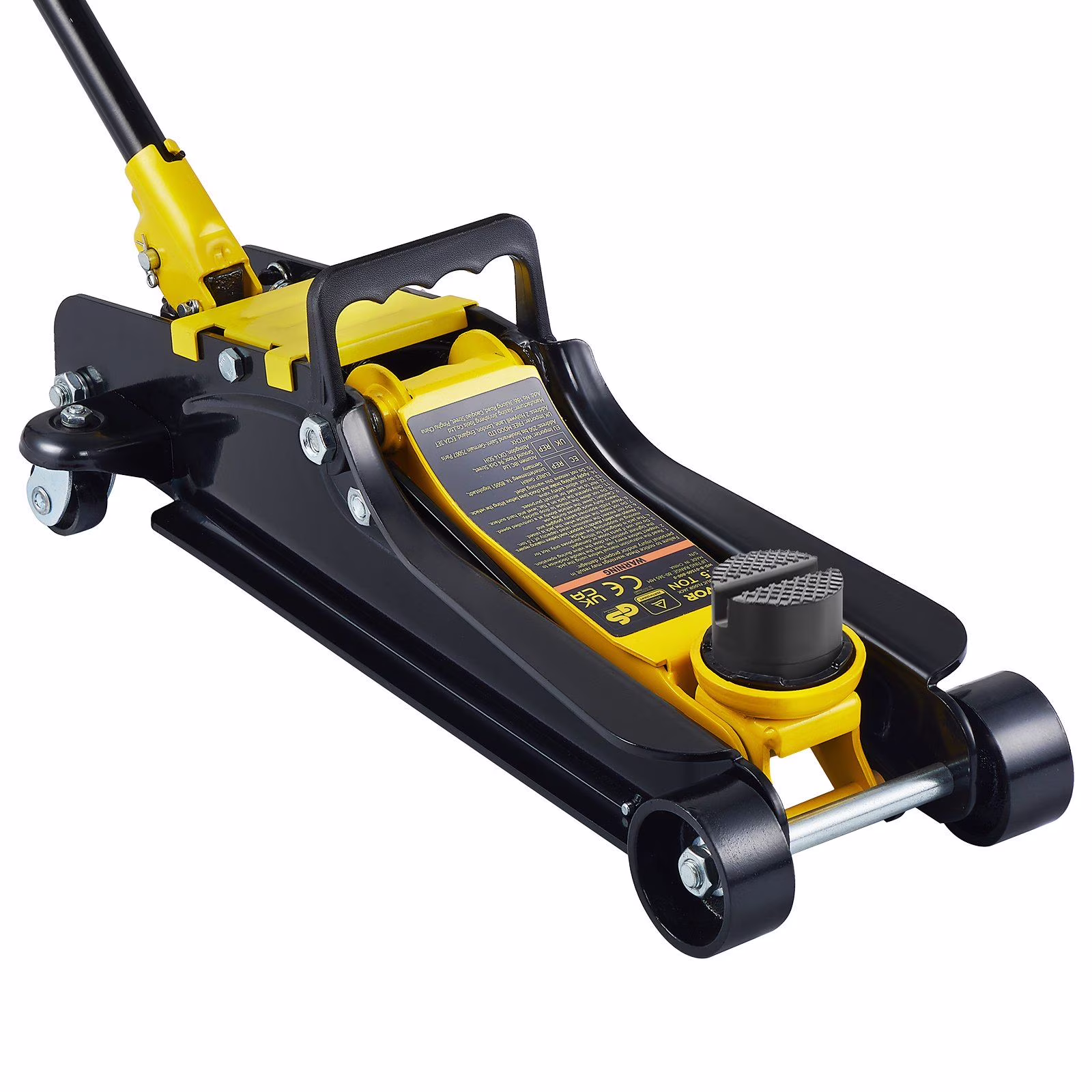 2.5 Ton Low Profile Floor Jack Heavy Duty Steel Hydraulic Pump for Cars SUVs