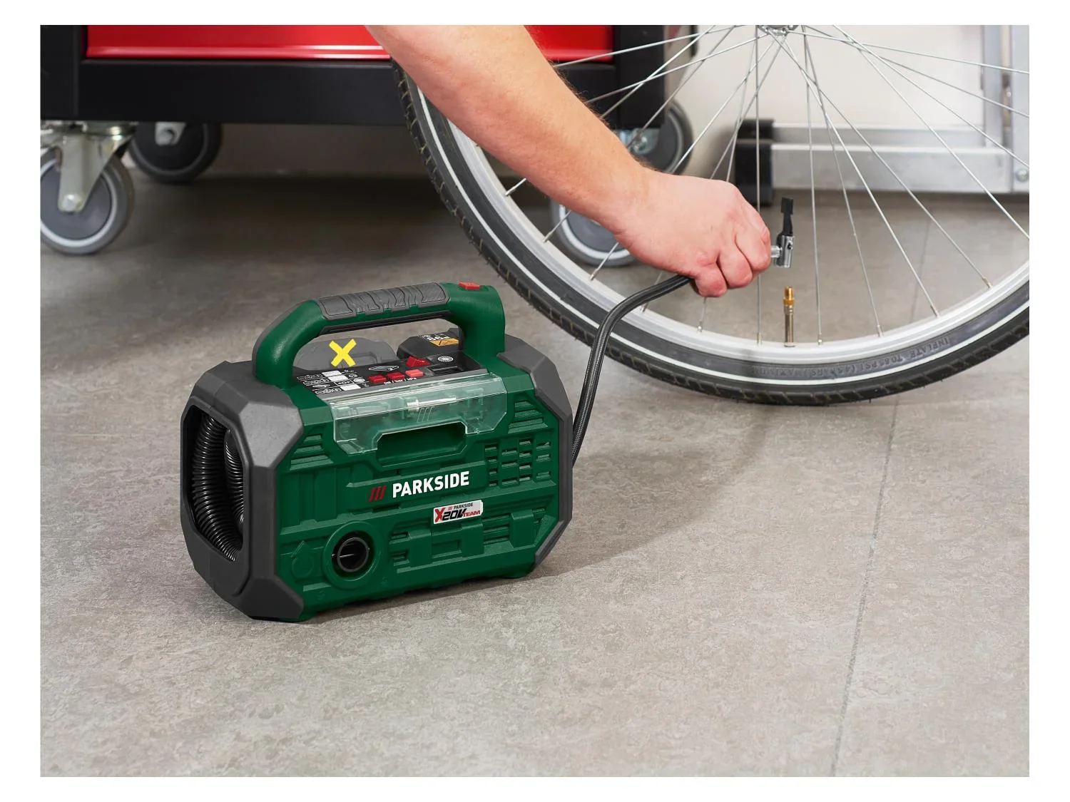 PARKSIDE Compresseur et pompe  air sans fil PKA 20-Li C3, 10,3 bar, 20 V