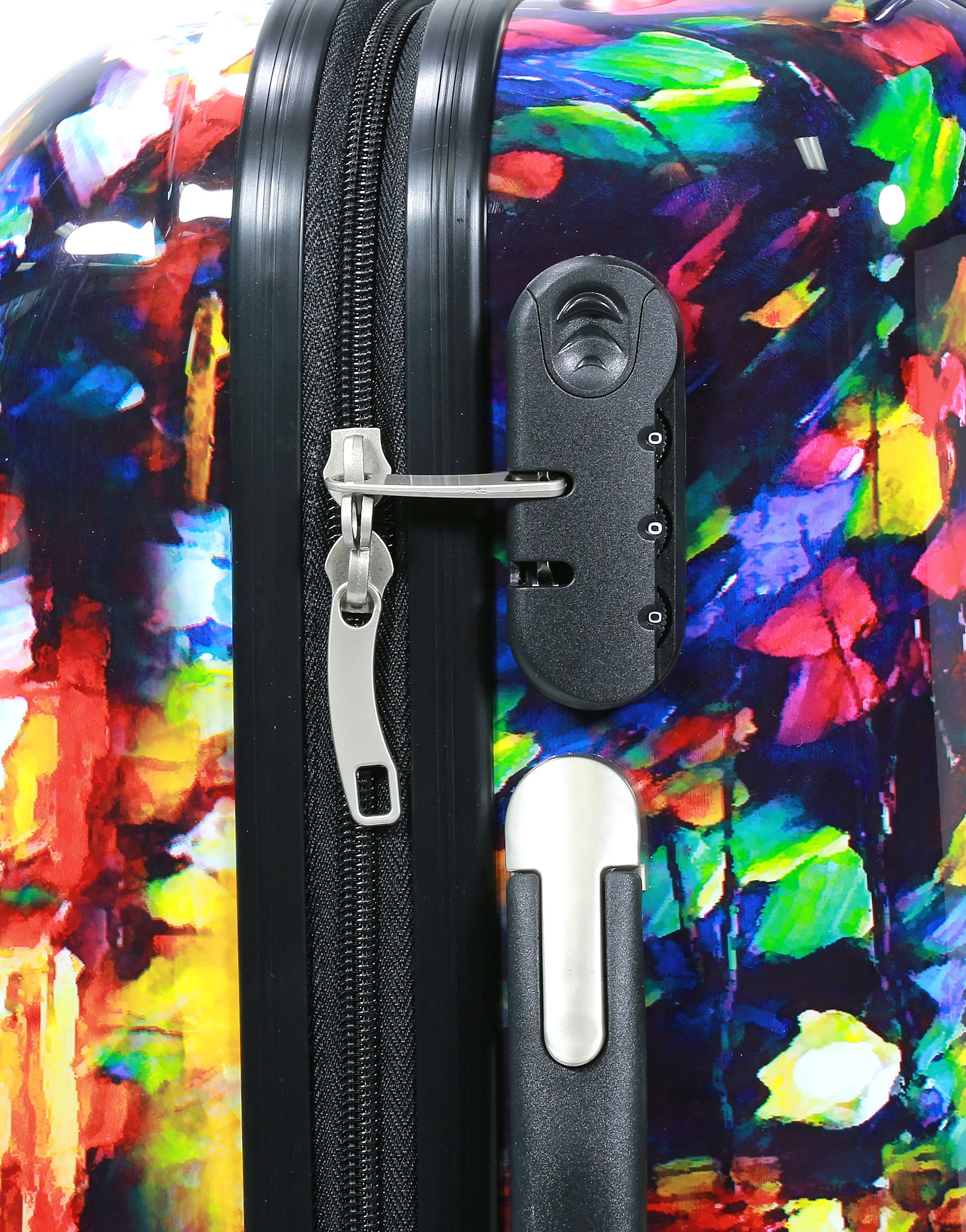 Dejuno Parisian Nights Hardside 3 - PC Spinner Luggage Set