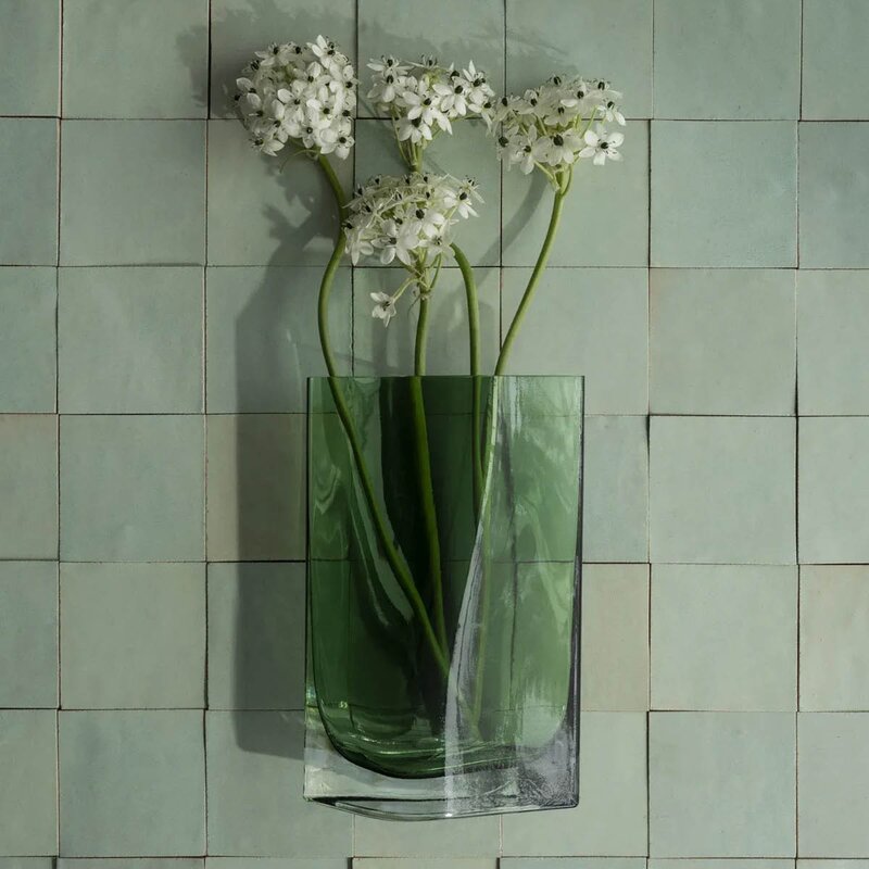 Duasis vase medium 28x18x10 cm grønn