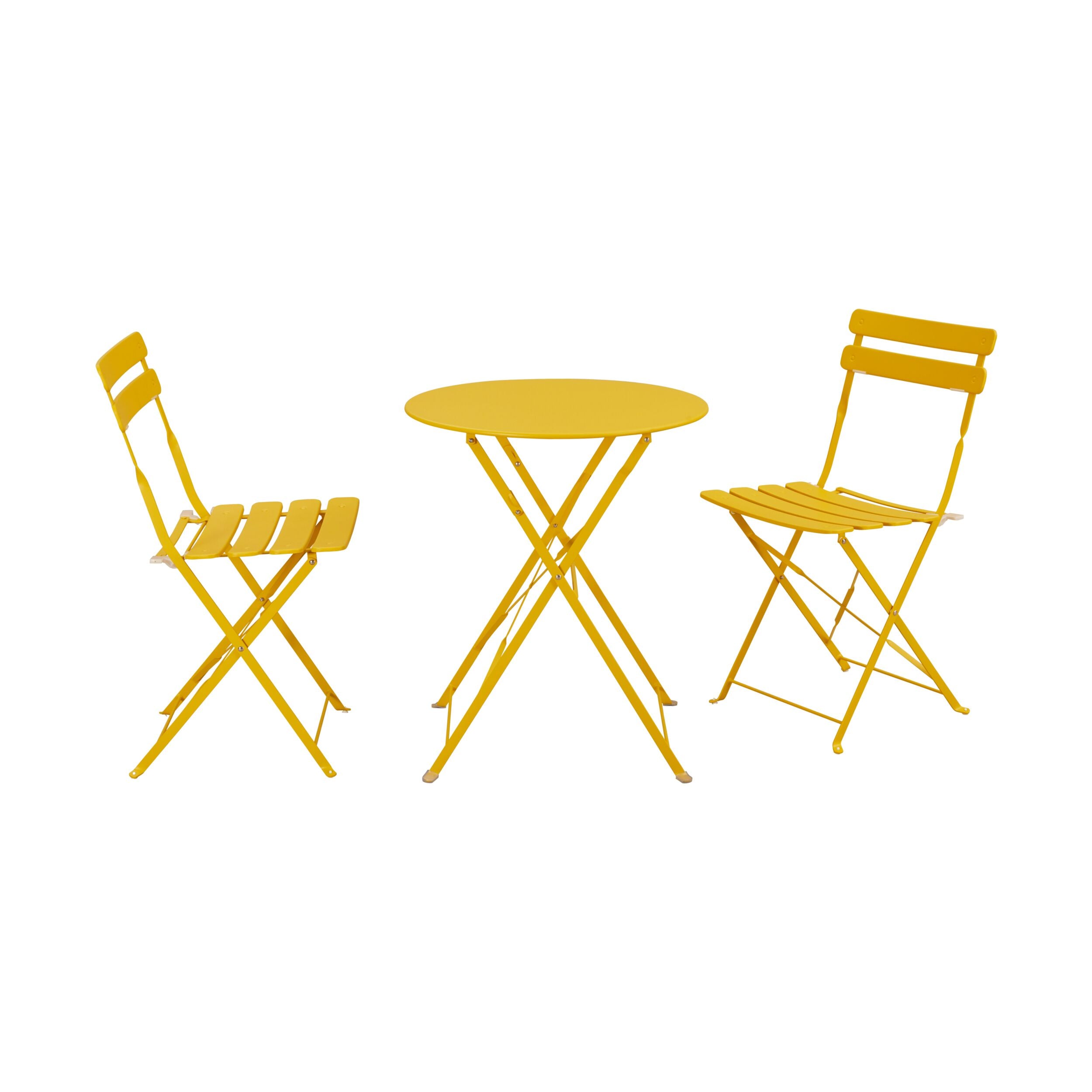 Millu Bistro Set Bright Yellow