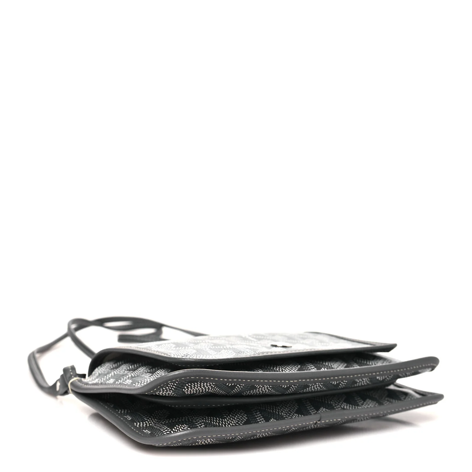 Goyardine Plumet Wallet Clutch Grey