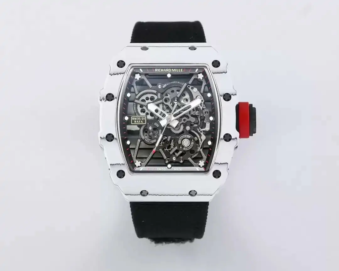 Richard Mille RM35-01 BBR Factory Black Fabric Strap
