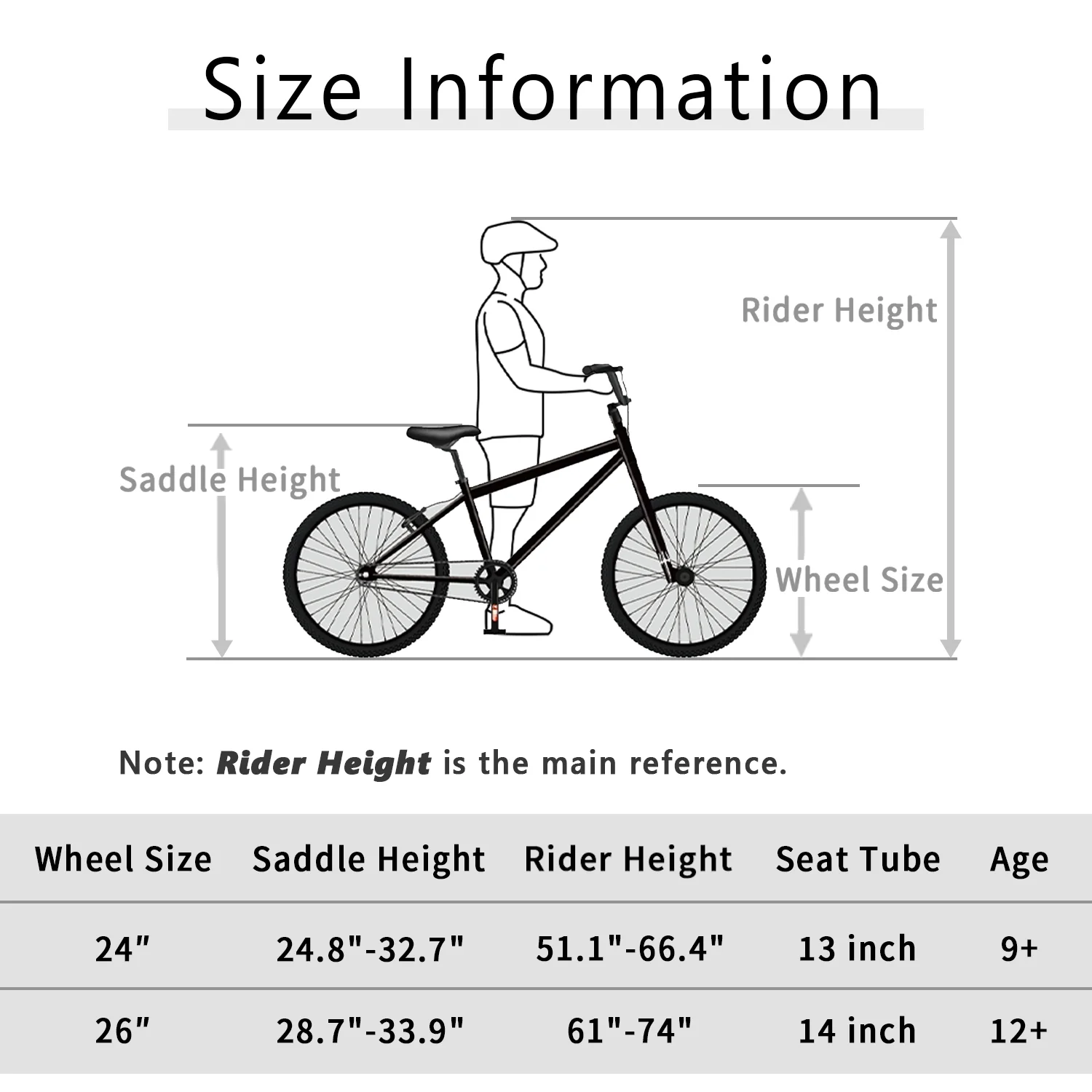 Cubsala 24 in BMX Race Bike Trident Bicycles Beginner - Level to Advanced Riders with 2 Pegs Trick Cycling and Professional Riding, Black