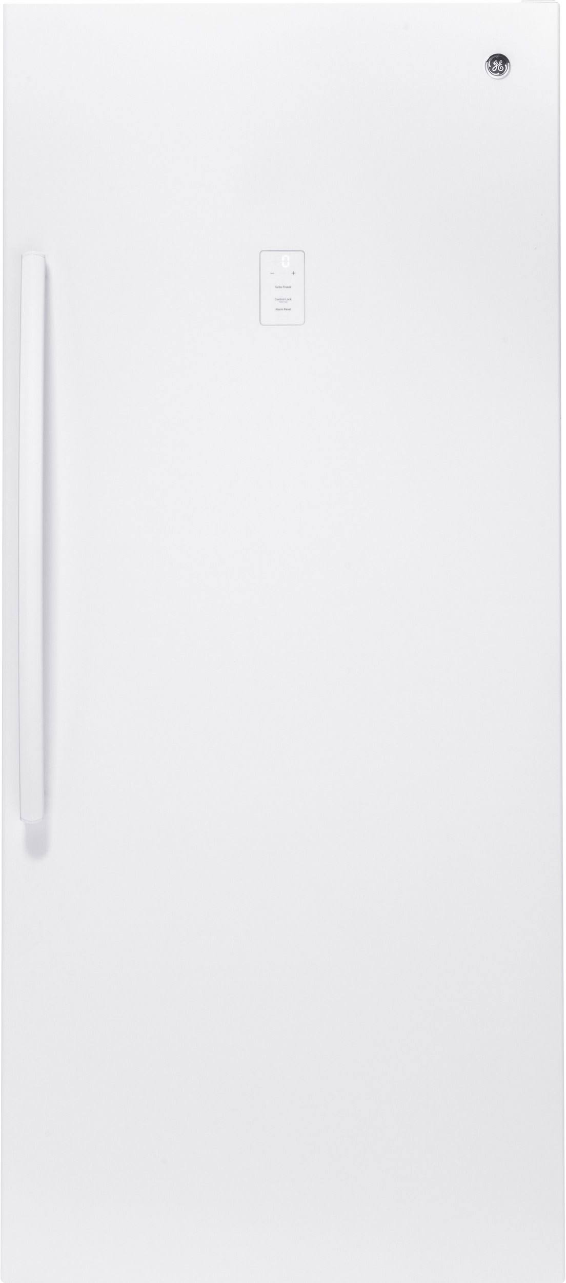GE 21.3 Cu. ft. White Frost-Free Upright Freezer - FUF21SMRWW