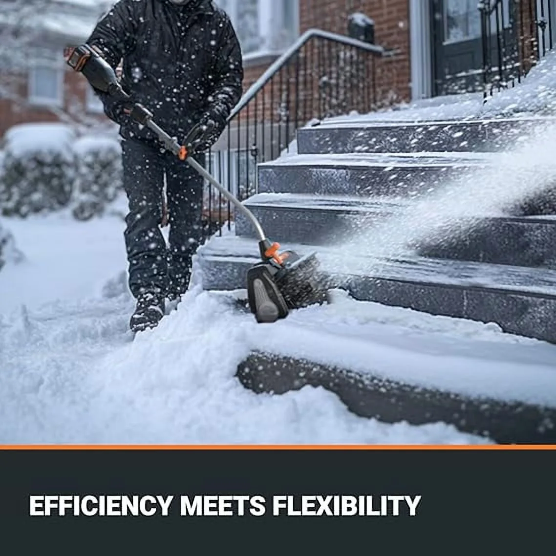 Nitro 40V 12'' Cordless Snow Thrower, Electric Snow Shovel, (2 X 4.0 Ah Battery Charger Included) - Image 3