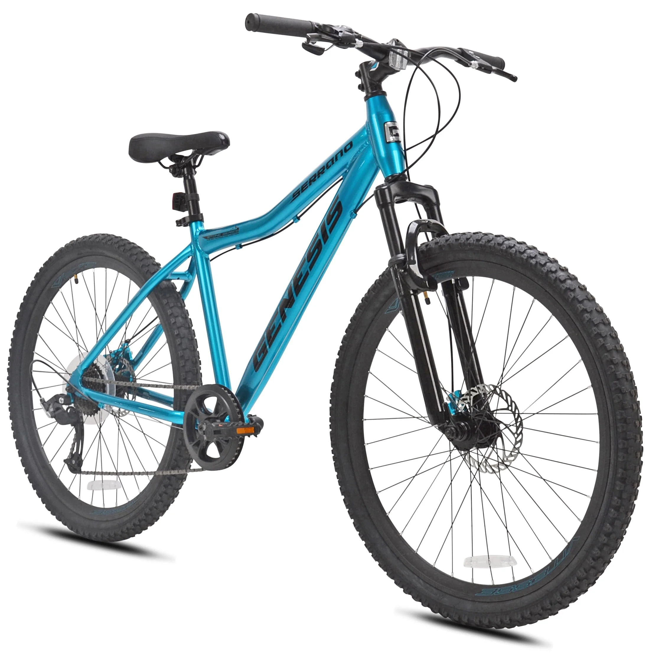 Genesis 27.5 In. Serrano Ladies Mountain Bike, Blue