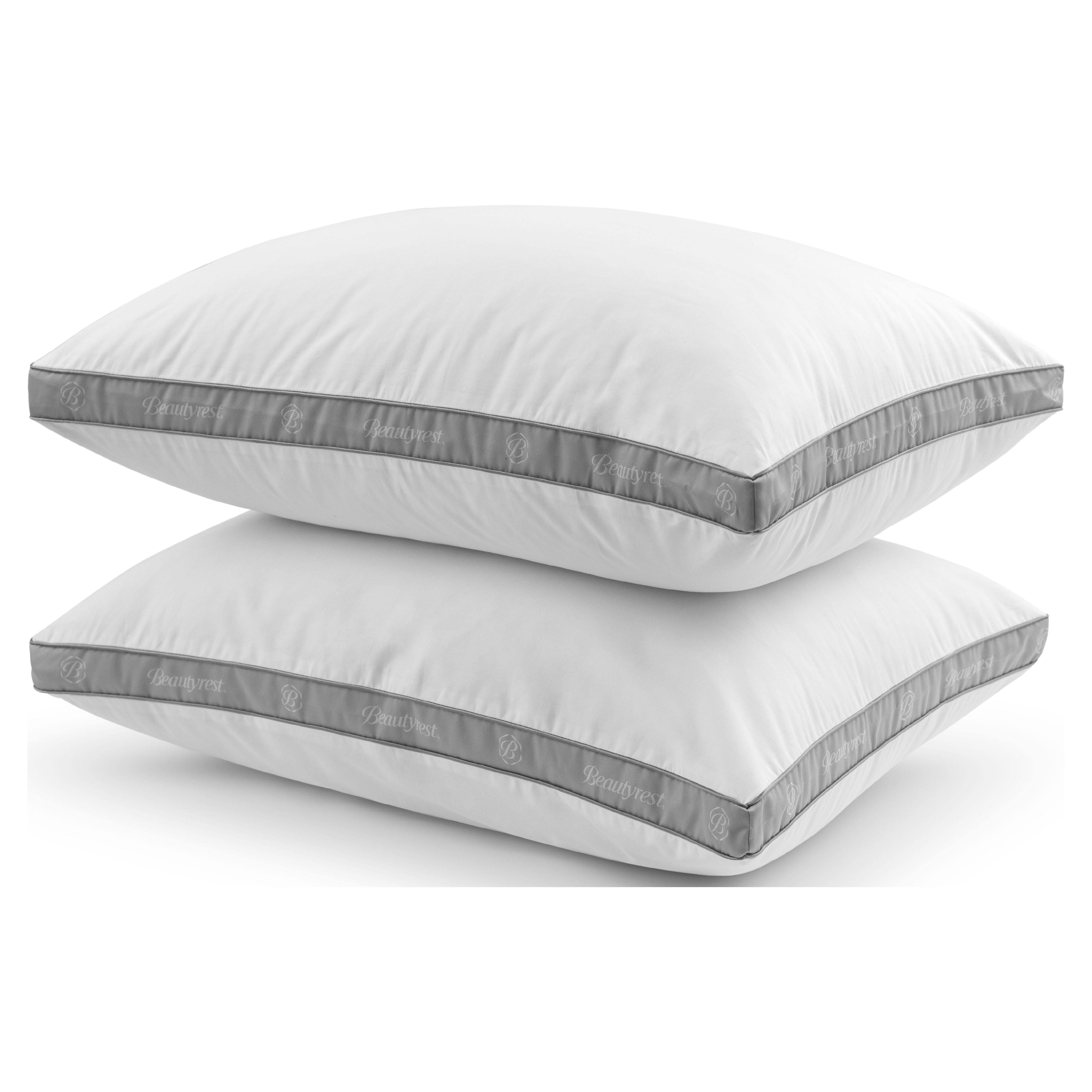 Beautyrest Signature Ribbon Jumbo Pillow, Set of 2