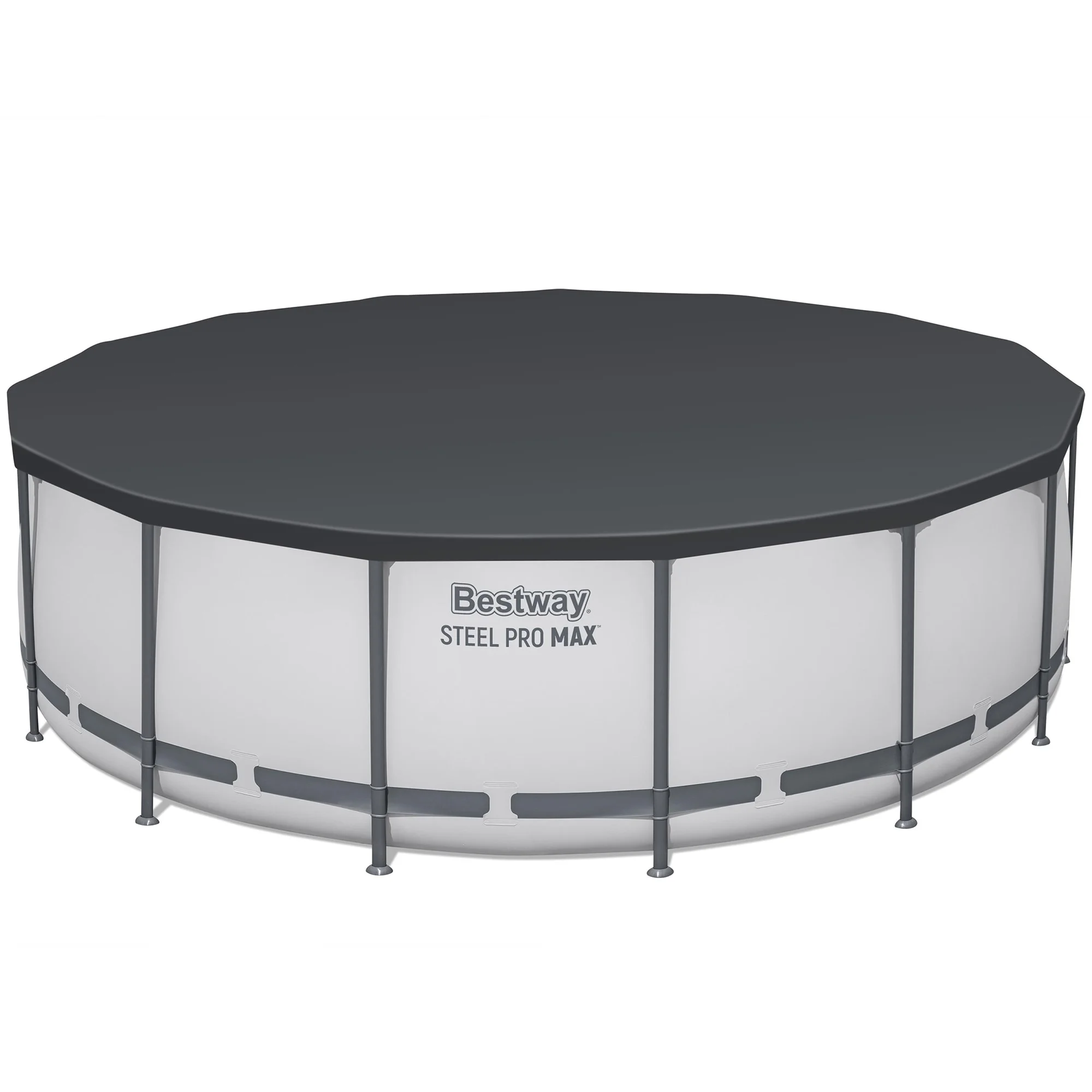 Steel Pro MAX 15' X 48" Above Ground Pool Set 4231 Gallon, Outdoor Family Pool, Corrosion Puncture Resistant, Includes Filter, Pump, Ladder Cover(48.03 in) - Image 3