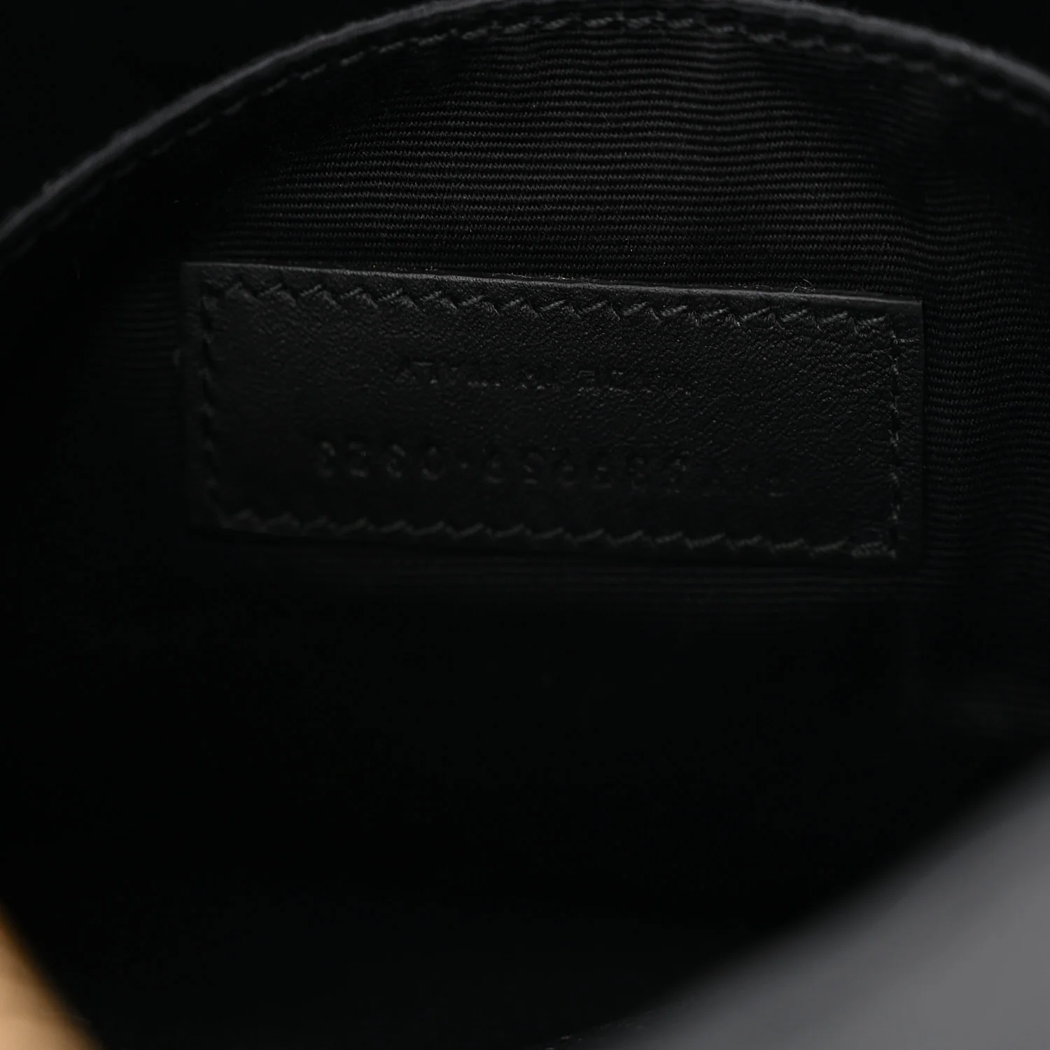 Grain De Poudre Monogram Belt Bag Black