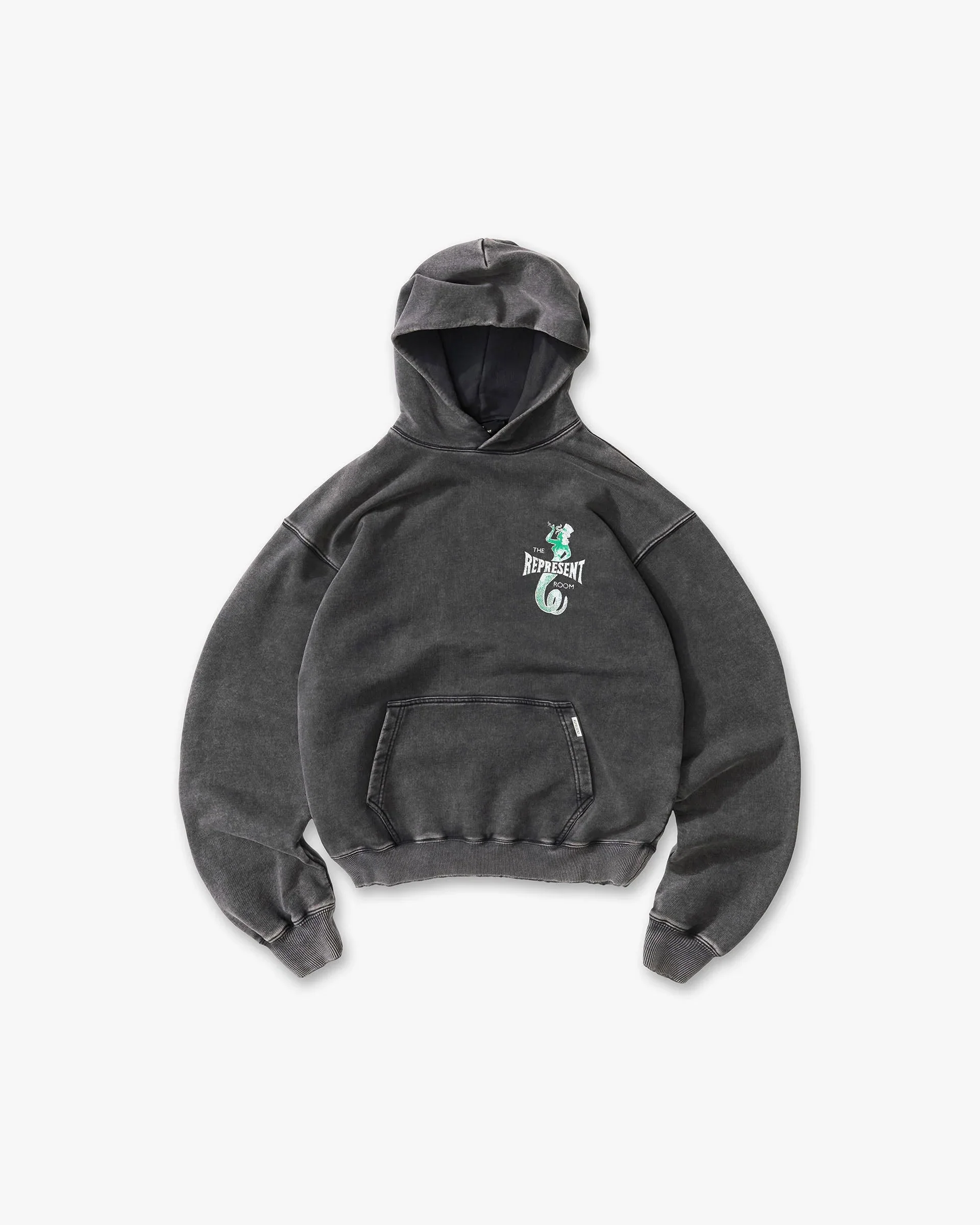 Represent x The Viper Room Dice Hoodie - Vintage Grey