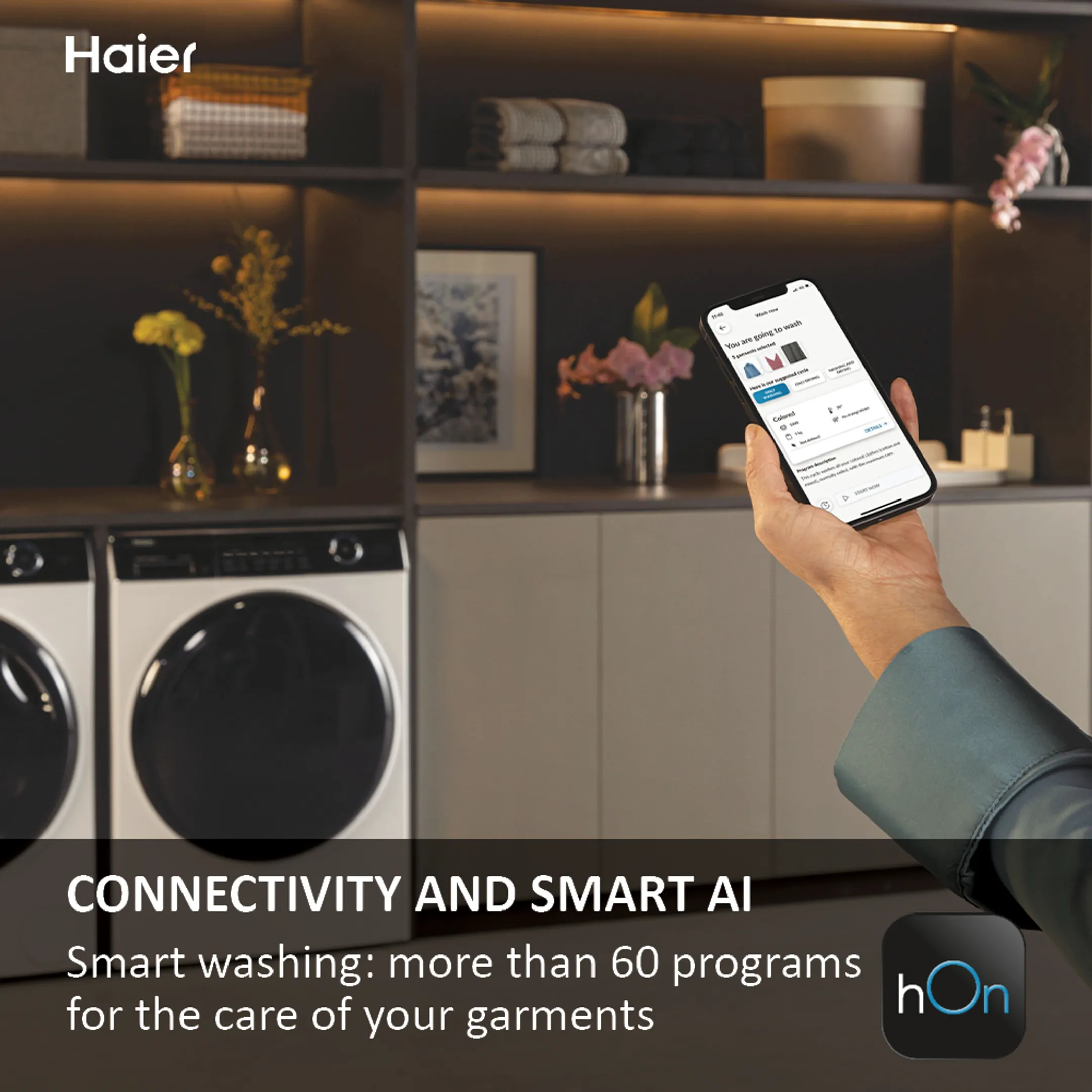 Haier Wasmachine HW80-B14959EU1DF Irefresh Connected