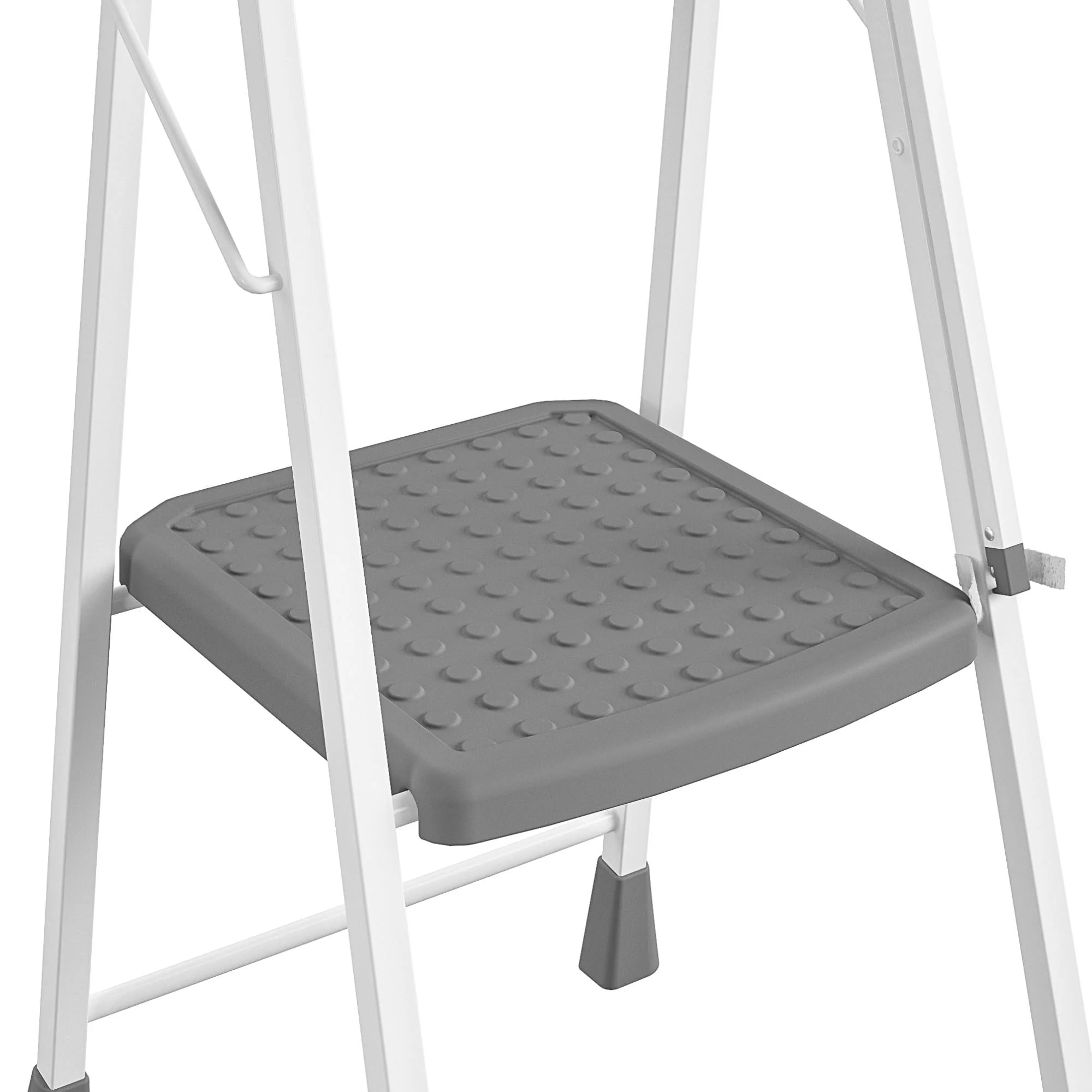 COSCO 2 - Step Kitchen Steppera? Adult Folding Step Stool, Kids Folding Helper (Steel/Resin)