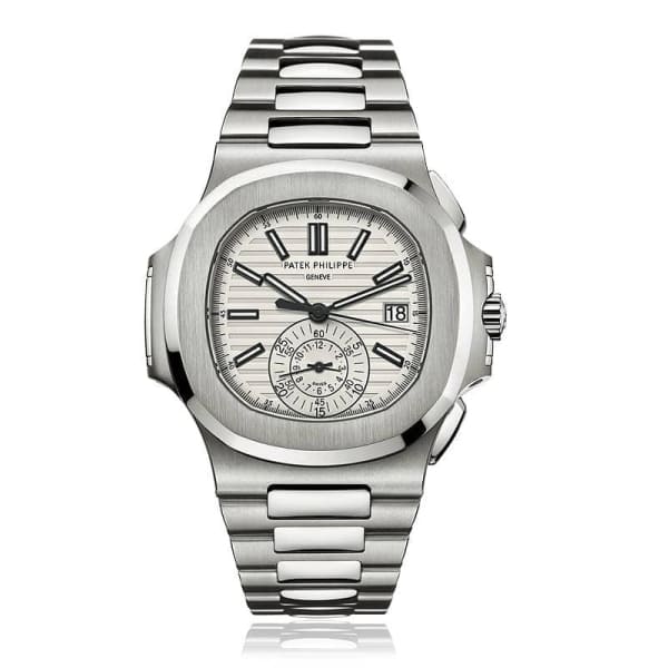 [Super Clone]Patek Philippe Nautilus Silver Dial Men's Watch 5980/1A-019
