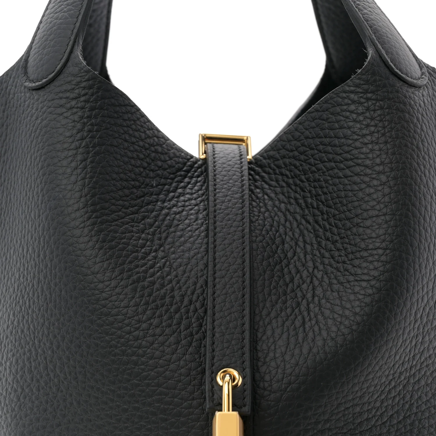 Taurillon Clemence Picotin Lock 22 MM Black