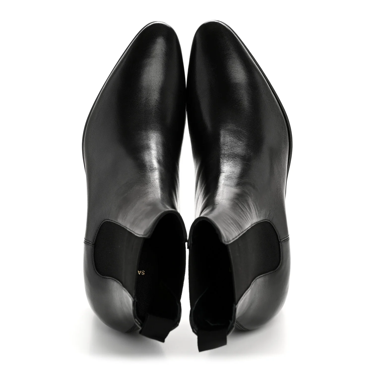Incrociato Muriel Vassili 60 Ankle Zip Boots 36 Black
