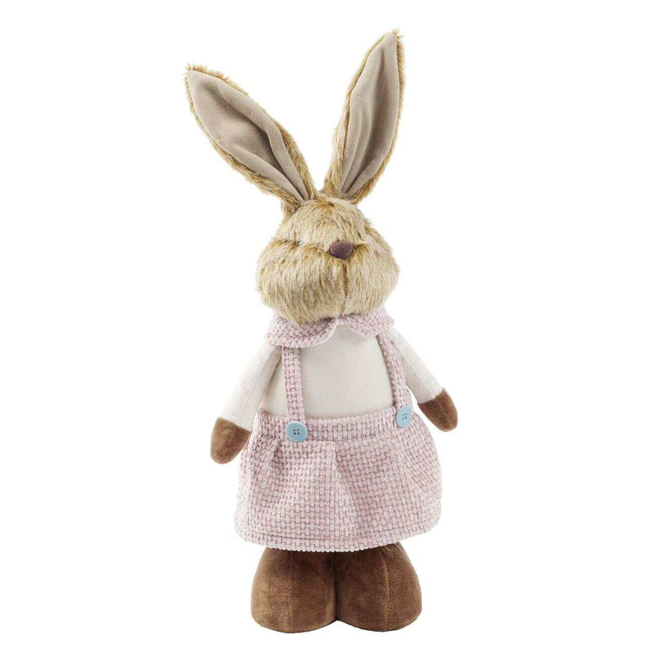 Décoration à poser lapin rétactable jambes extensibles H75cm (2 modèles)