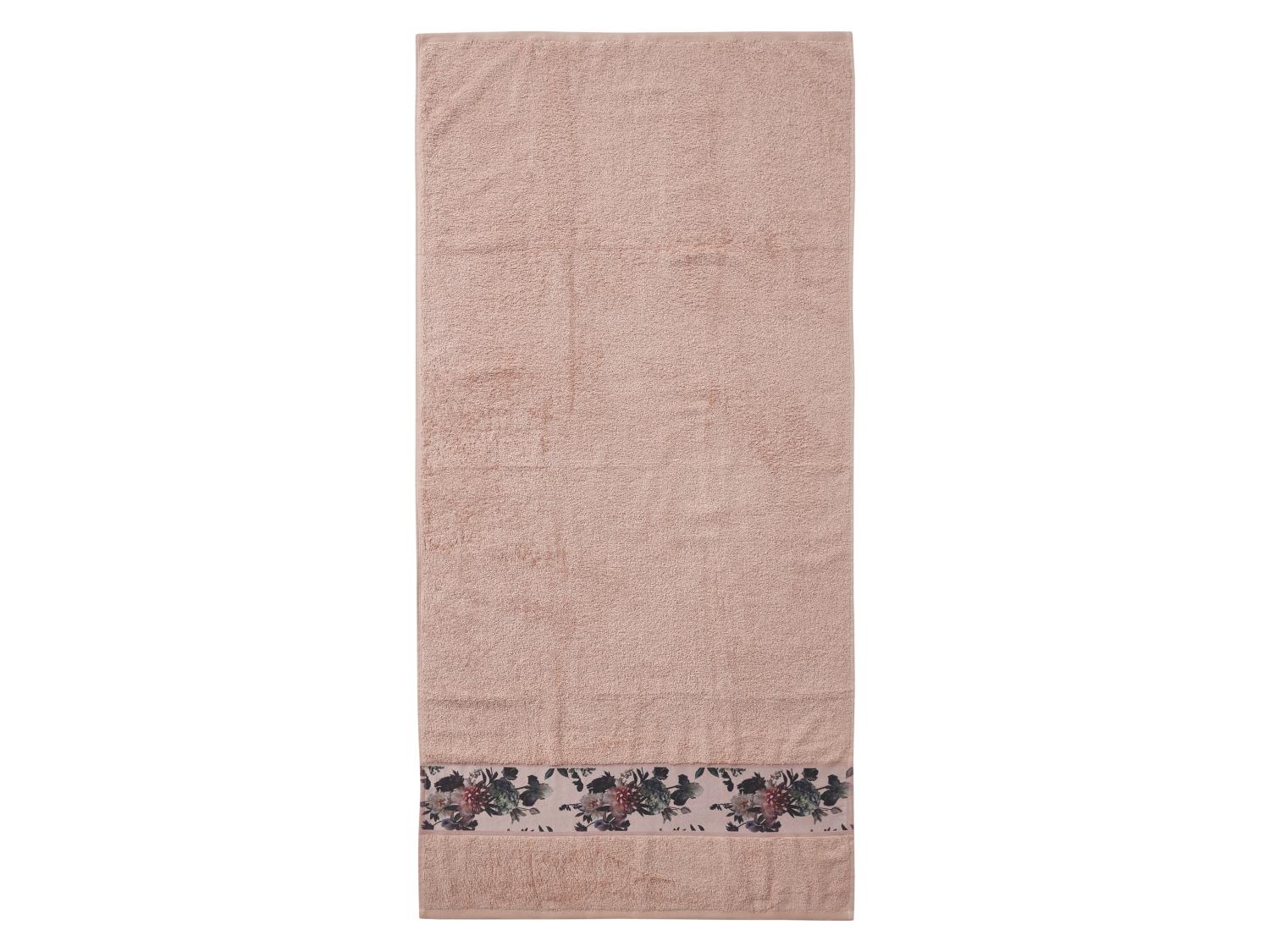 LIVARNO Lot de 2 serviettes ponges, 50 x 100 cm