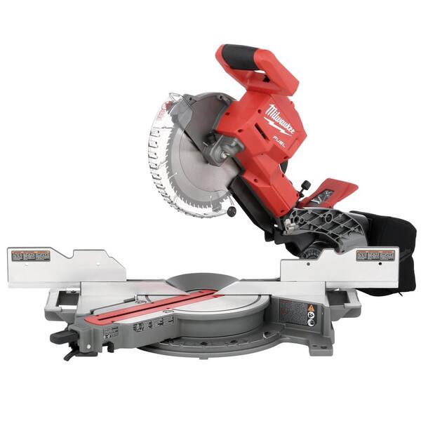M18 FUEL 18V Lithium Ion Brushless Cordless 10 in Dual Bevel Sliding Compound Miter Saw with Stand (Tool Only) Image 9