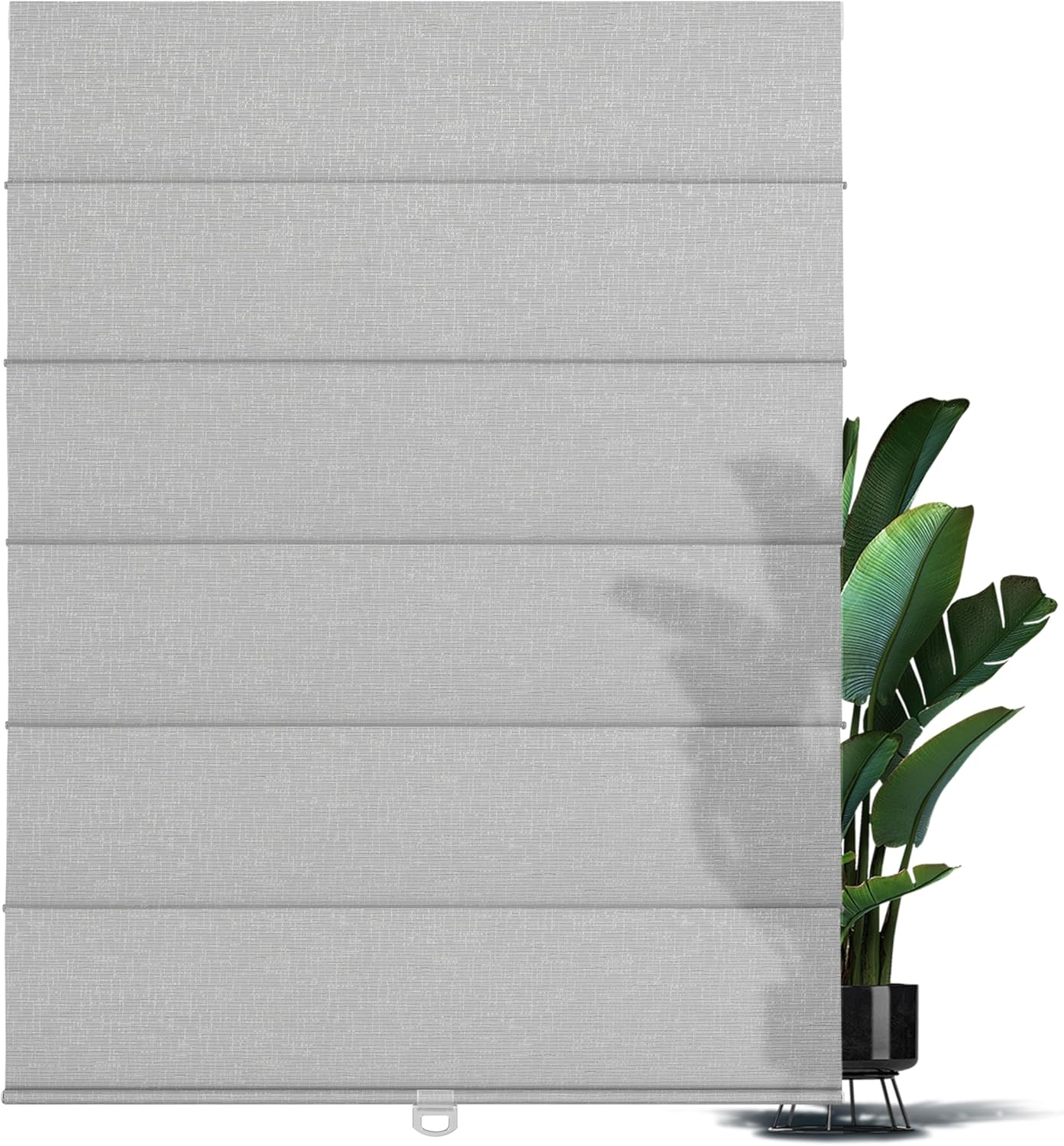 BERISSA 70% Blackout Roman Shades for Windows Cordless,Pull Down Jacquard Fabric Roman Blinds,Privacy Window Shades for Door Windows,Bedroom,Office,Easy to Install,Gray,69