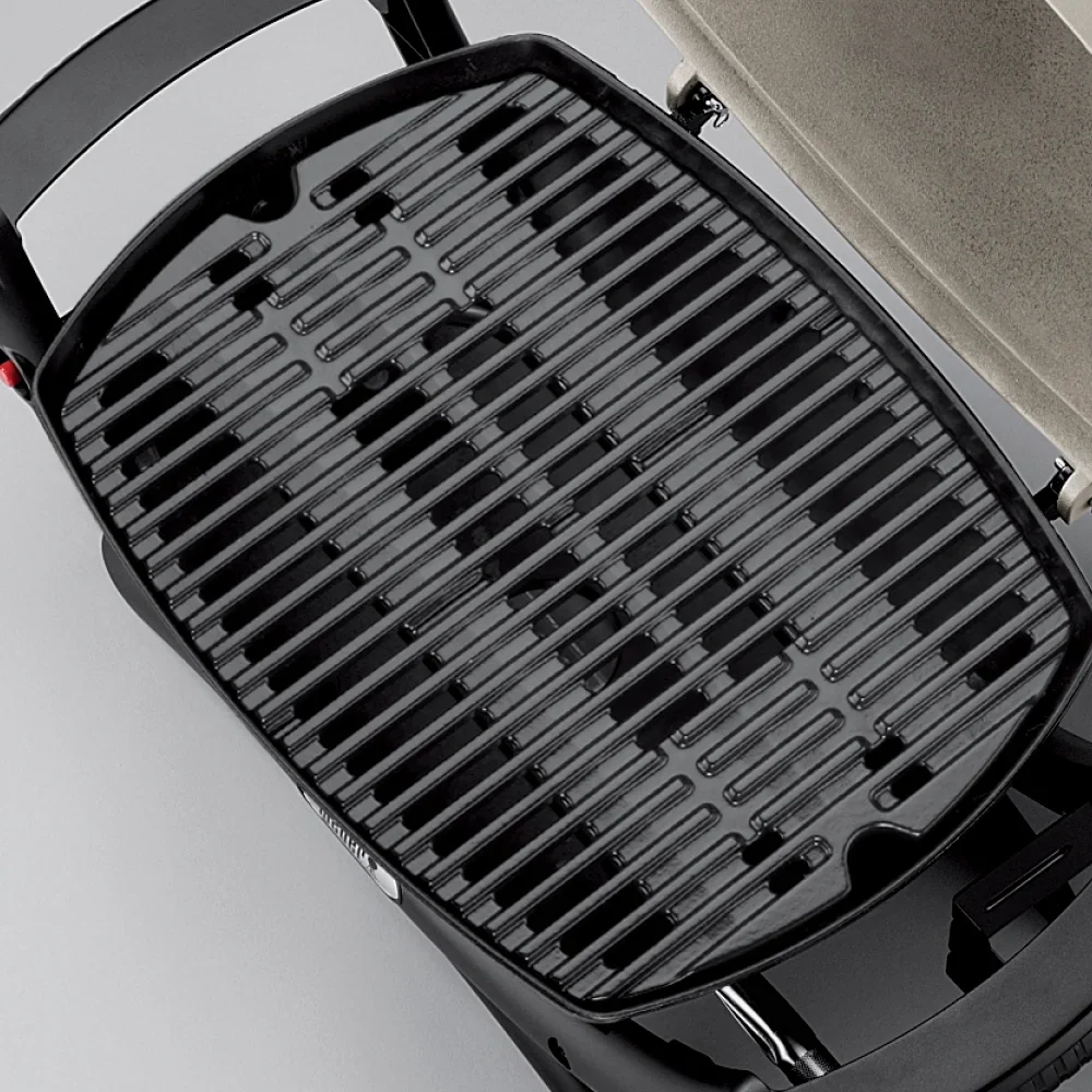 Q 1000 1-Burner Portable Gas Grill, Titanium