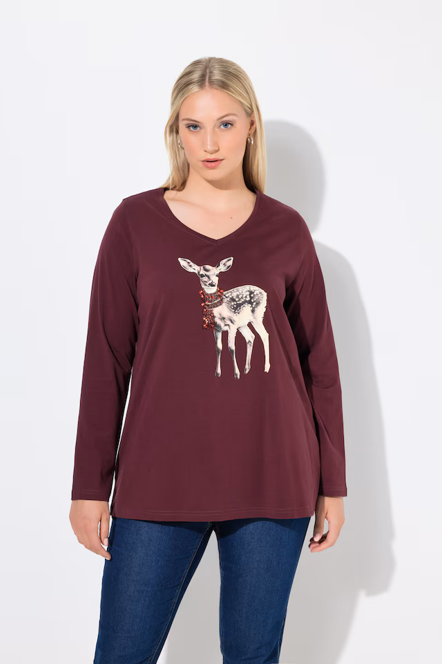 Fawn Long Sleeve Graphic Tee